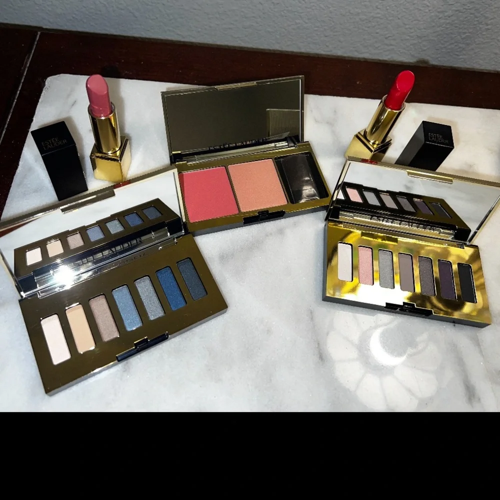 💄 ESTEE LAUDER Pure Color Sculpting Makeup EyeShadow Palettes Blush LIPSTICKS👄